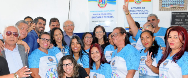 Prefeitura entrega ampliação e requalificação da Escola Guiomar Pereira