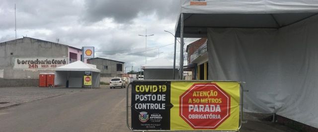 Prefeitura de Paulo Afonso instala sistema drive-thru para testagem de covid 19 e altera o funcionamento das barreiras sanitárias