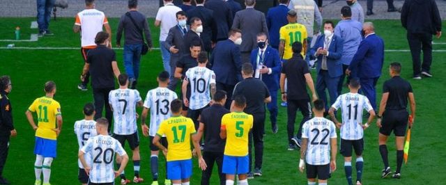 Anvisa interrompe jogo entre Brasil e Argentina após descumprimento de protocolo